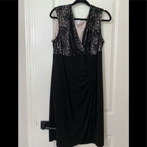 London Style Collection black lace dress (#006)